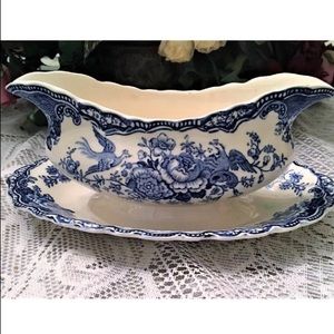 Crown Ducal Bristol Gravy Boat &Under plate c 1931